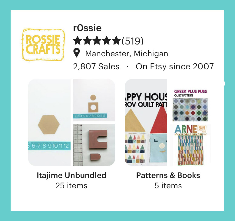 Quilting Book Guide - Rossie Crafts